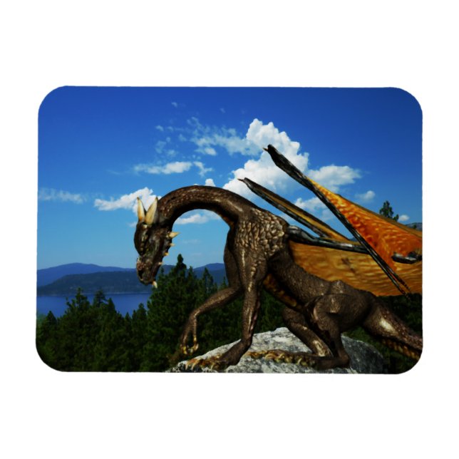 Ímã Lago View Vinyl Magnet (Horizontal)