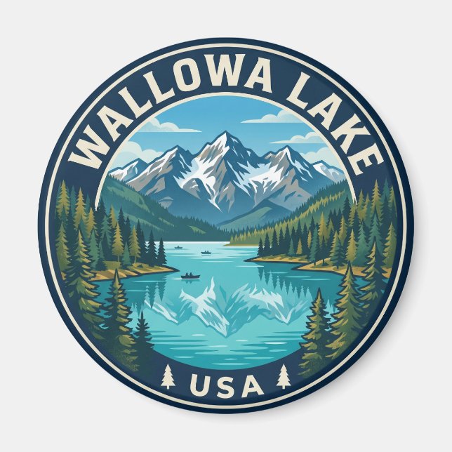 Imã Lago Wallowa EUA (Frente)