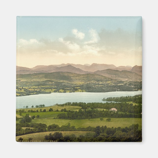 Imã Lago Windermere I, Distrito do Lago, Cumbria, Ingl (Frente)
