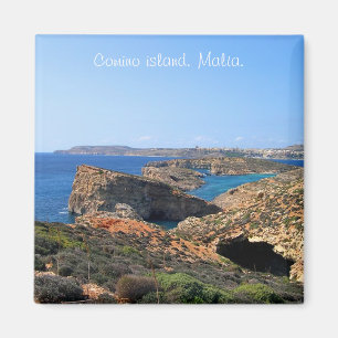 Imã Lagoa Azul na Ilha Comino em Malta