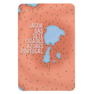 Ímã Lagoa DAS Sete Cidades Portugal