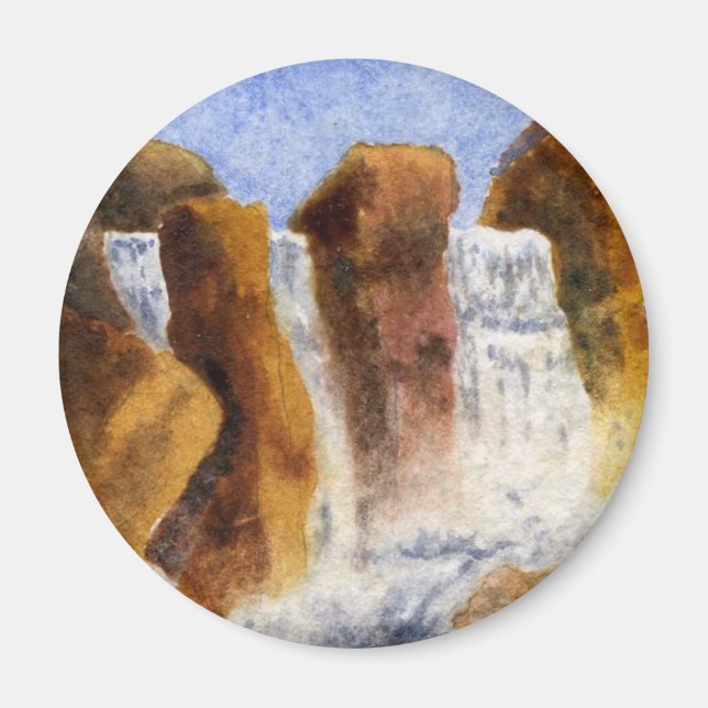 Imã Lagos, Creeks, Streams e Rivers Magnet (Frente)