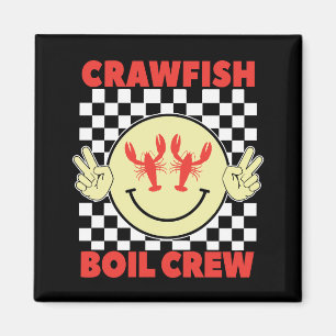 Imã Lagosta Naufrágio Crawfish Season Crawfish Face