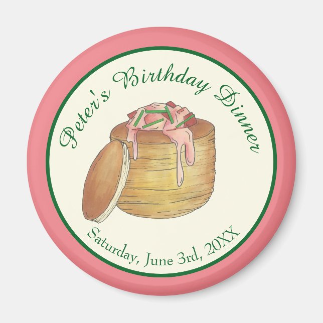 Imã Lagosta Newberg, Partido Janto dos Produtos do Mar (Frente)