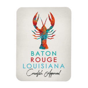 Ímã Lagostins de Baton Rouge Louisiana brilhantes