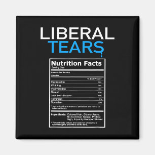 Imã Lágrimas Anti-Liberal Pro Trump Republican Gift