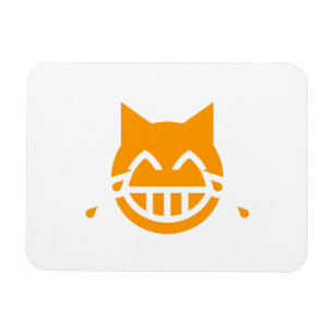 Ímã Lágrimas de Joy Emoji Cat