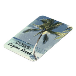 Ímã Laguna Beach California Vintage Retro Poster Art