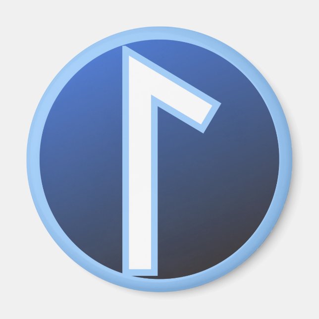 Imã Laguz Laukaz Rune (Frente)