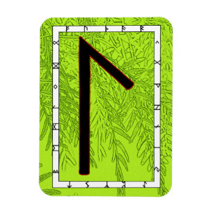 Ímã Laguz Viking Rune Magnet - LIFE!