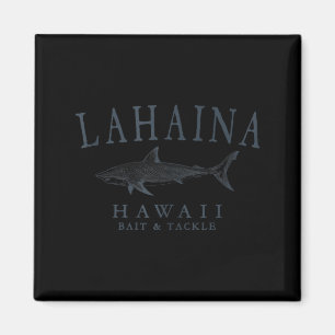 Imã Lahaina havaí tubarão vintage ardósia arte pesca