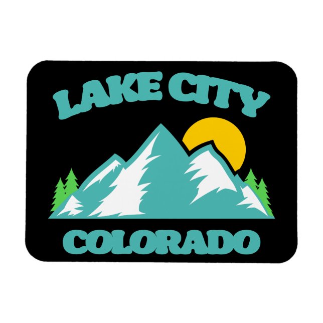 Ímã Lake City Colorado (Horizontal)