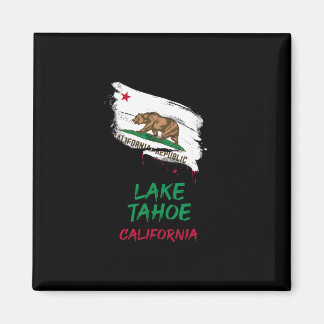 Imã Lake Tahoe California Paint Splatter Flag Vacation