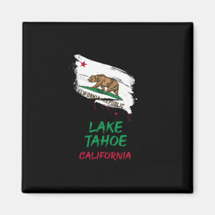 Imã Lake Tahoe Califórnia Vacation Bandeira com respin