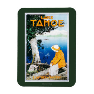 Ímã Lake Tahoe PosterLake relativo à promoção Tahoe
