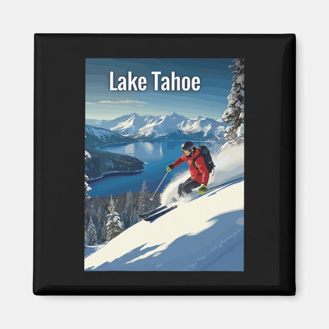 Imã Lake Tahoe Winter Skiing Adventure  (Frente)