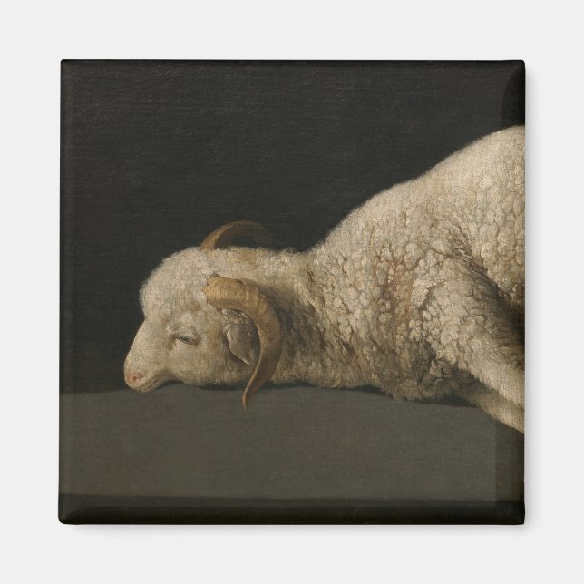 Imã Lamb de Deus (Agnus Dei) (Animais Sacrificados) (Frente)
