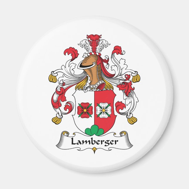 Imã Lamberger Family Crest (Frente)