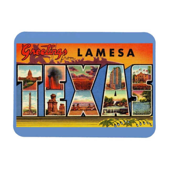 Ímã Lamesa, Texas Magnet (Horizontal)