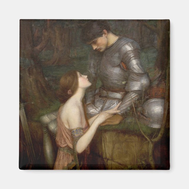 Imã Lamia e o Soldier (por John William Waterhouse) (Frente)
