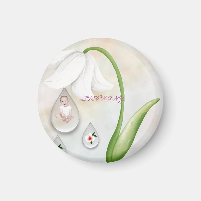 Imã Lâmpada branca (Frente)