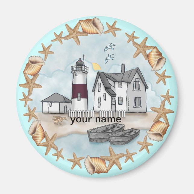 Imã Lâmpada de Connecticut (Frente)