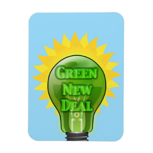 Ímã Lâmpada de Novo Acordo Verde