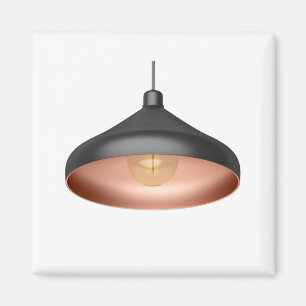 Imã Lâmpada pendente moderna com lâmpada LED