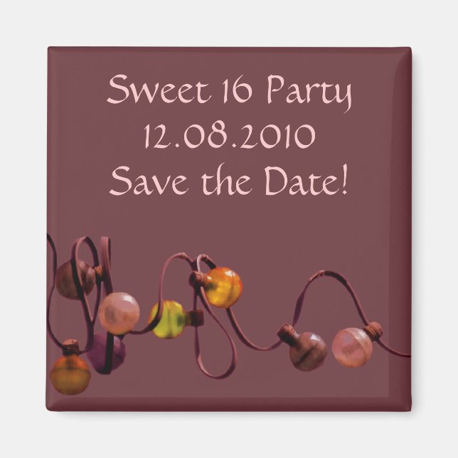 Imã Lâmpada Rosa (Frente)