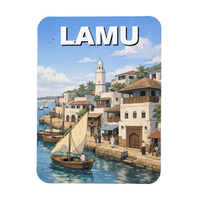 Ímã Lamu Quênia (Vertical)