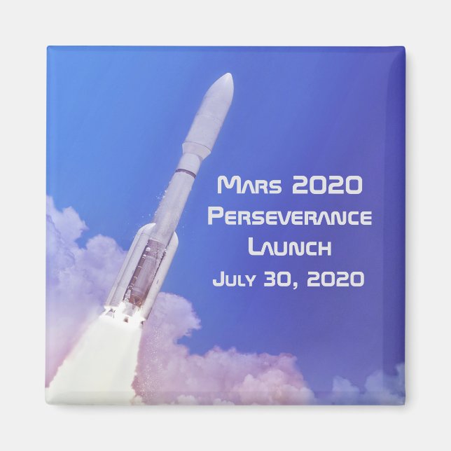 Imã Lançamento da Perseverança em Mars 2020 (Frente)