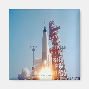 Imã Lançamento de Mercury MA-9 do projeto, fé 7