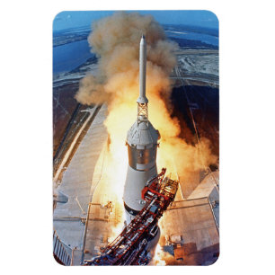 Ímã Lançamento do Foguete da NASA Apollo 11 para a Lua