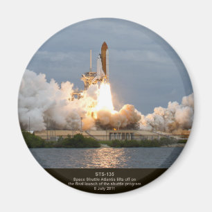 Imã Lançamento final STS-135 Atlantis do vaivém