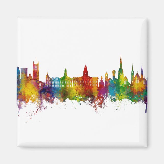Imã Lancaster England Skyline (Frente)