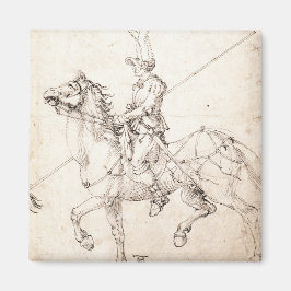 Imã Lancer sobre Horseback por Albrecht Durer