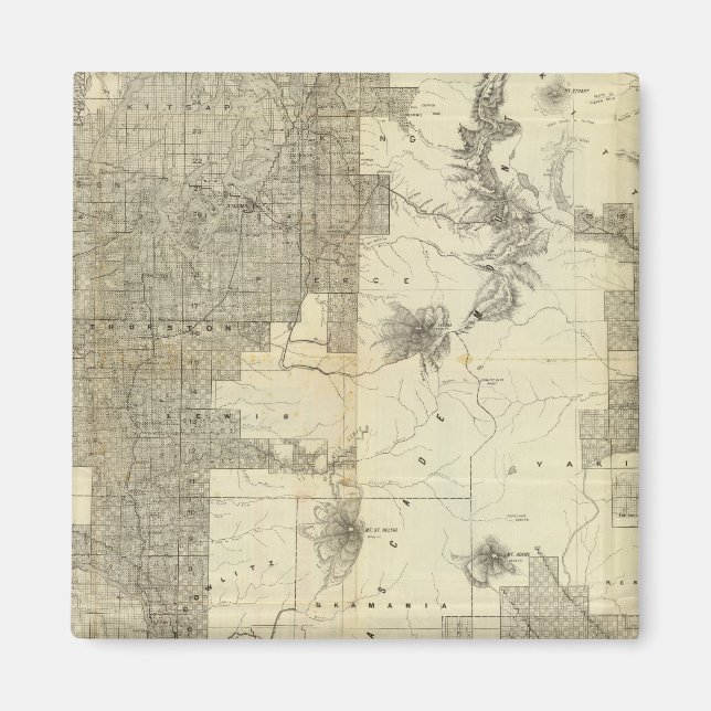 Imã Land Grant Washington e Oregon (Frente)