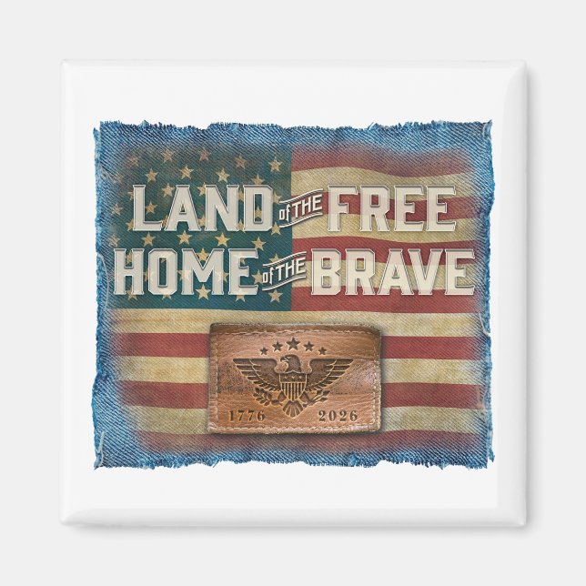 Imã Land of the Free - Magnet (Frente)