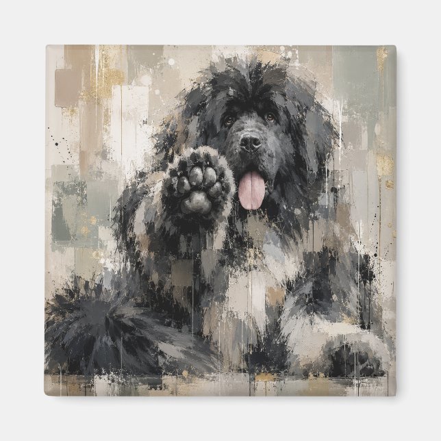 Imã Landseer Abstrato (Frente)