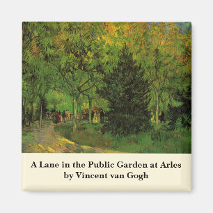 Imã Lane in Public Garden, Arles, por Vincent van Gogh