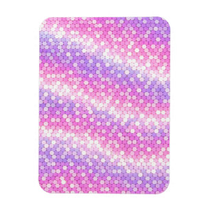 Ímã Lantejoulas Pink e Mauve Brilho