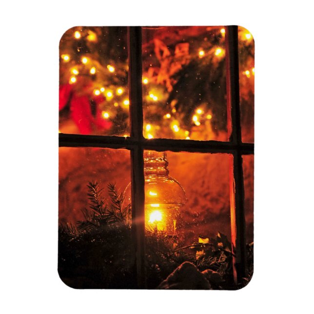 Ímã Lanterna à Noite (Vertical)