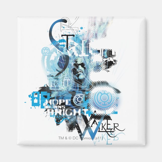 Imã Lanterna Azul Gráfico 1 (Frente)