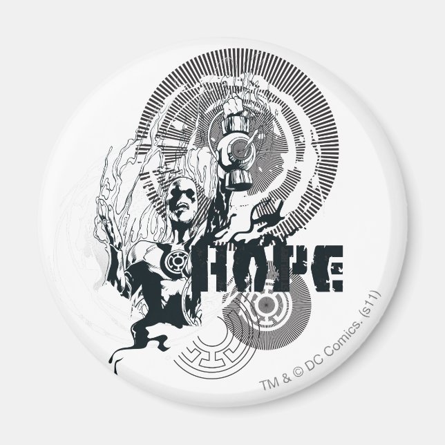 Imã Lanterna Azul Gráfico 4 (Frente)