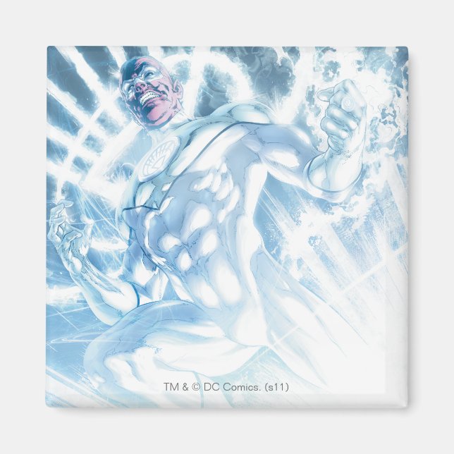 Imã Lanterna Branca - Cor (Frente)