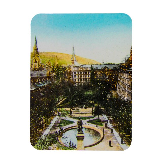 Ímã Lanterna Mágica de Vidro MONTREAL 1890 Canadá Pos (Vertical)