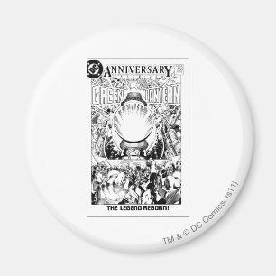 Imã Lanterna verde - a legenda renascido, preto e