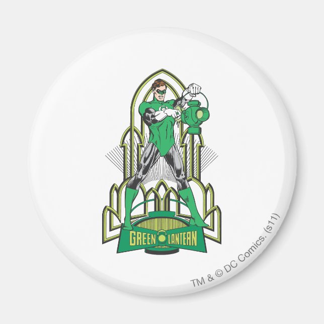 Imã Lanterna Verde com Letras (Frente)