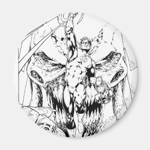 Imã Lanterna verde com o córrego da luz