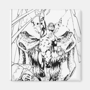 Imã Lanterna verde com o córrego da luz